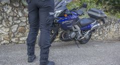 Pantaloni moto DXR relax vista retro
