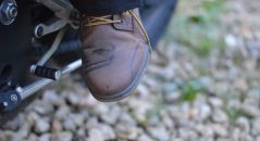 La punta di scarpe impermeabili, con le ragioni s